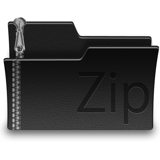 Folder ZIP Silver Icon 512x512 png
